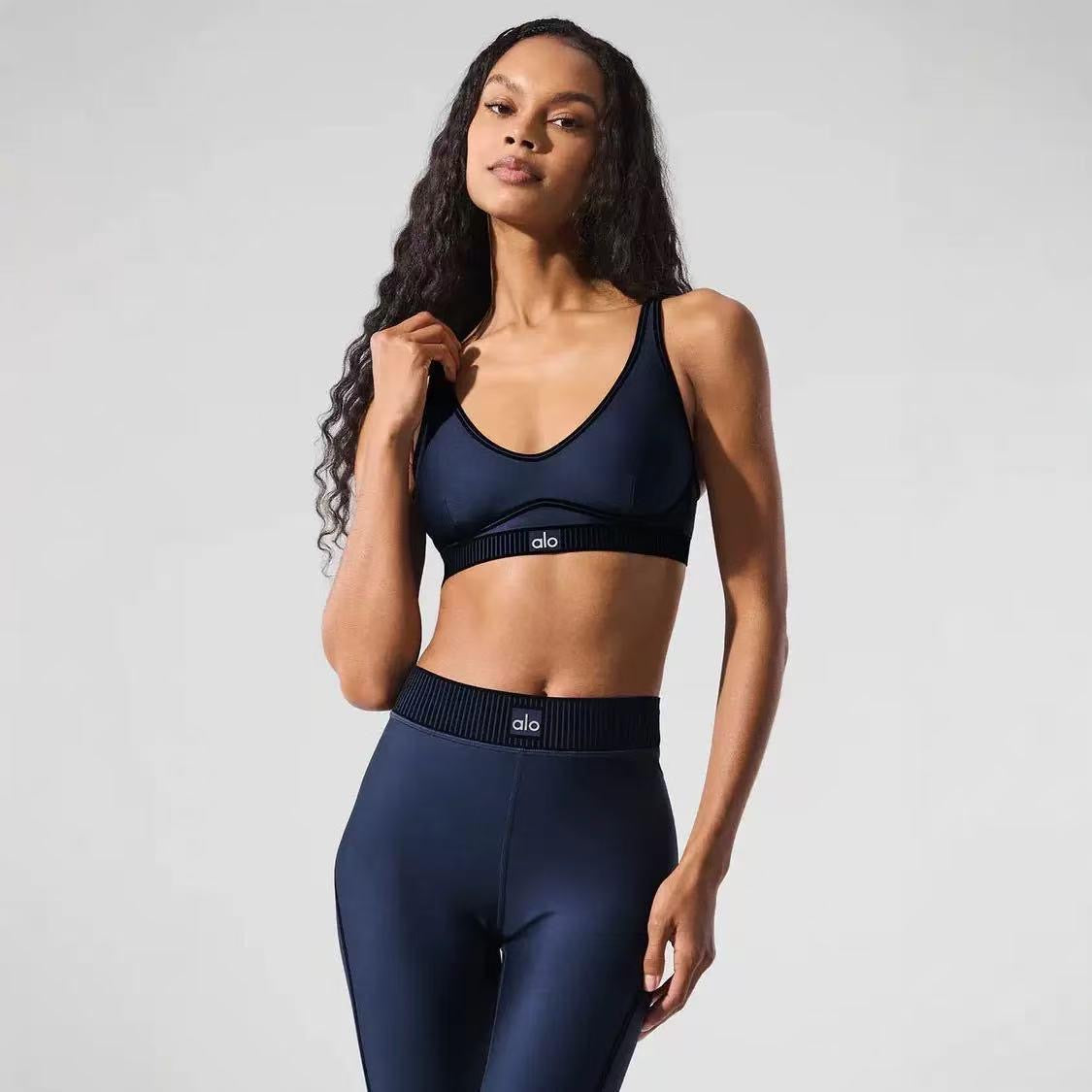 Alo Luxe Sculpt Bra & Legging Set