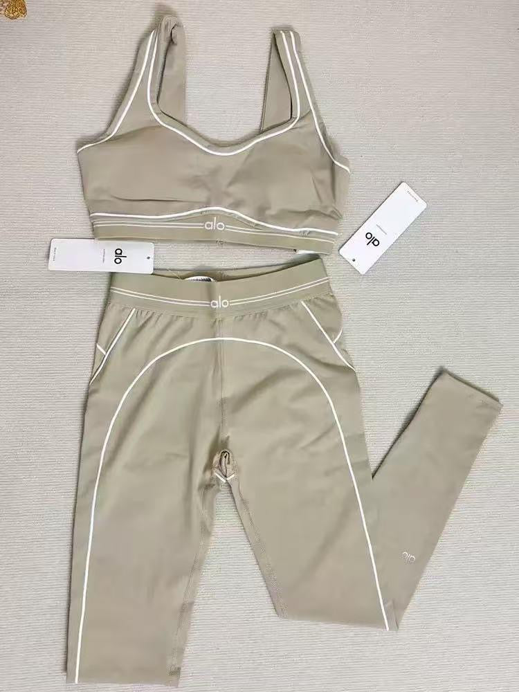 Alo Luxe Sculpt Bra & Legging Set