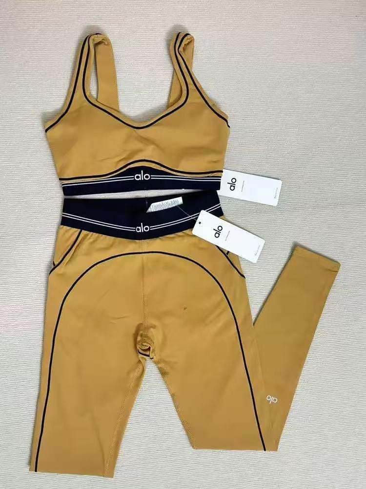 Alo Luxe Sculpt Bra & Legging Set