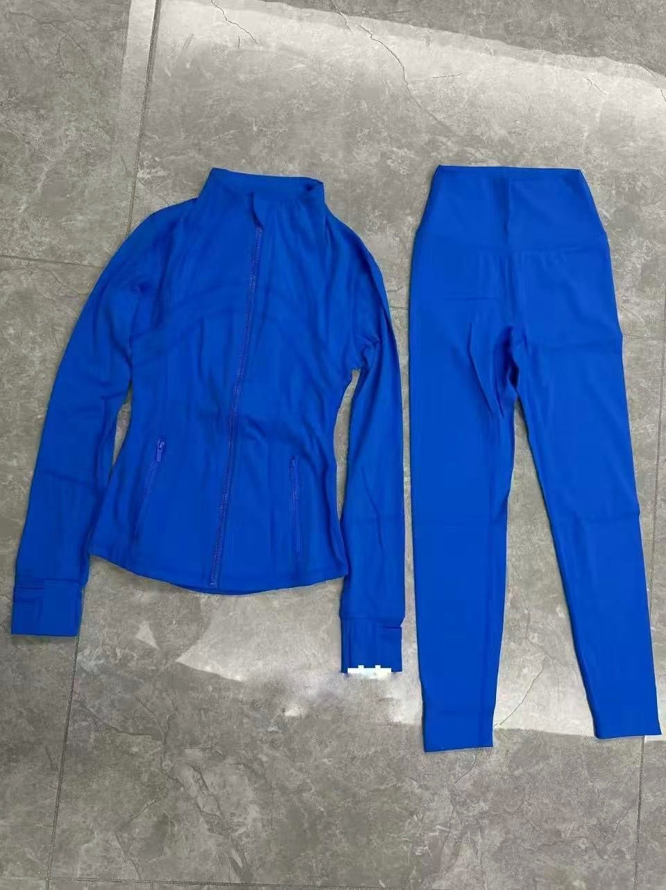 Lulu 2-Piece Activewear Set (Sports Jacket +High-Performance Leggings)