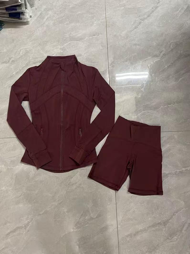Luxury Performance Activewear Set – Jacket & Sports Fit Shorts