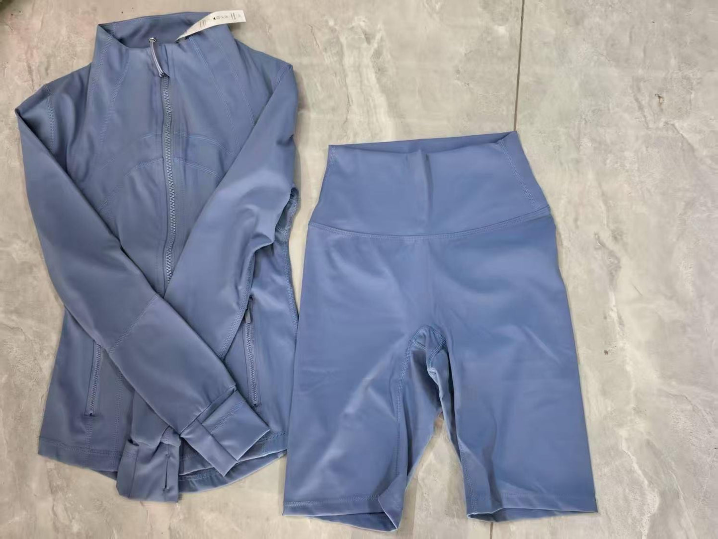 Luxury Performance Activewear Set – Jacket & Sports Fit Shorts